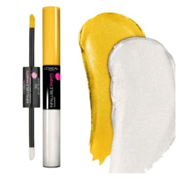 L'Oreal Paris Infallible Paints EyeShadow, #312 JET SET BLOND (Twin pack) - Picture 3 of 6